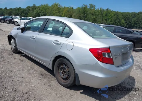 2012 Honda Civic Lx из США, поврежденный, VIN 19XFB2F50CE025141